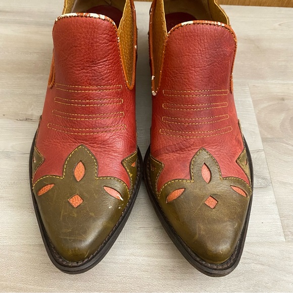 LUCKY BRAND • Good Luck Originals Cowboy Ankle Boots - Size 9.5 - Picture 4 of 16